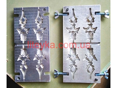 Aluminum multi-plate for manufacturing of the decorative elements