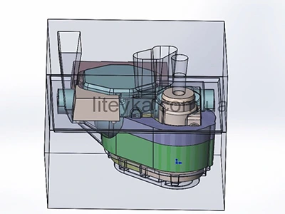 3D модель складання піщаної форми
