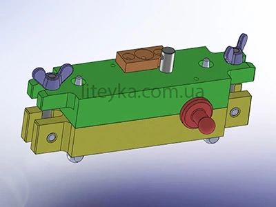 3D модель складання прес-форми