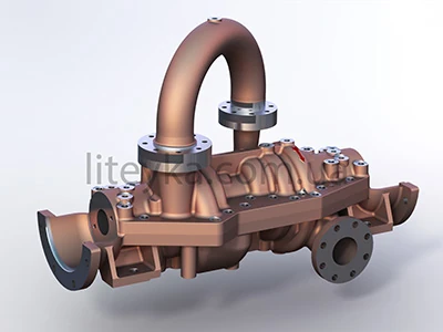 Корпус та кришка насоса