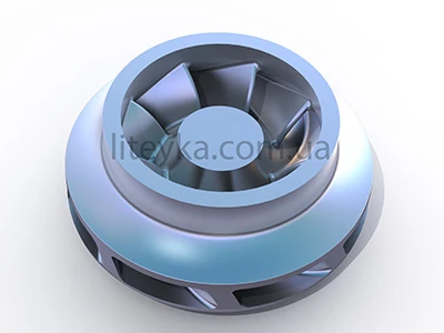 3D модель робочого колеса