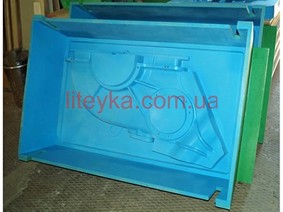 Модельний комплект для корпусу редуктора по ХТС процесу