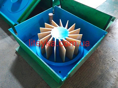 Ливарне оснащення імпелера для ХТС