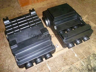 Модельне оснащення корпусу поршневого насоса ручного формування ХТС