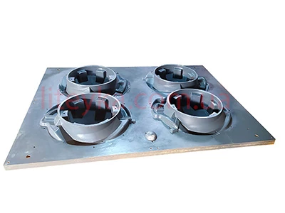 Нижня полуформа направляючого апарату