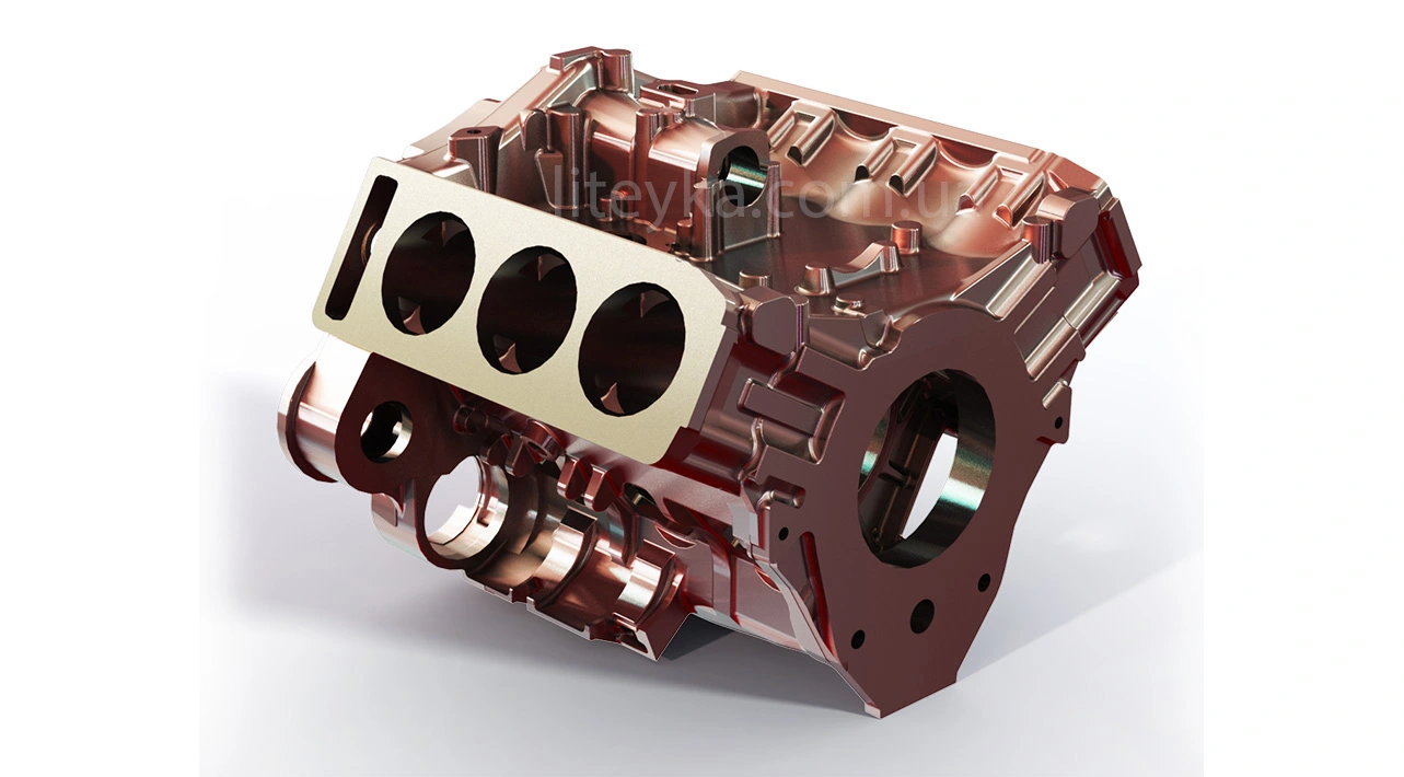 3D модель блок-картер