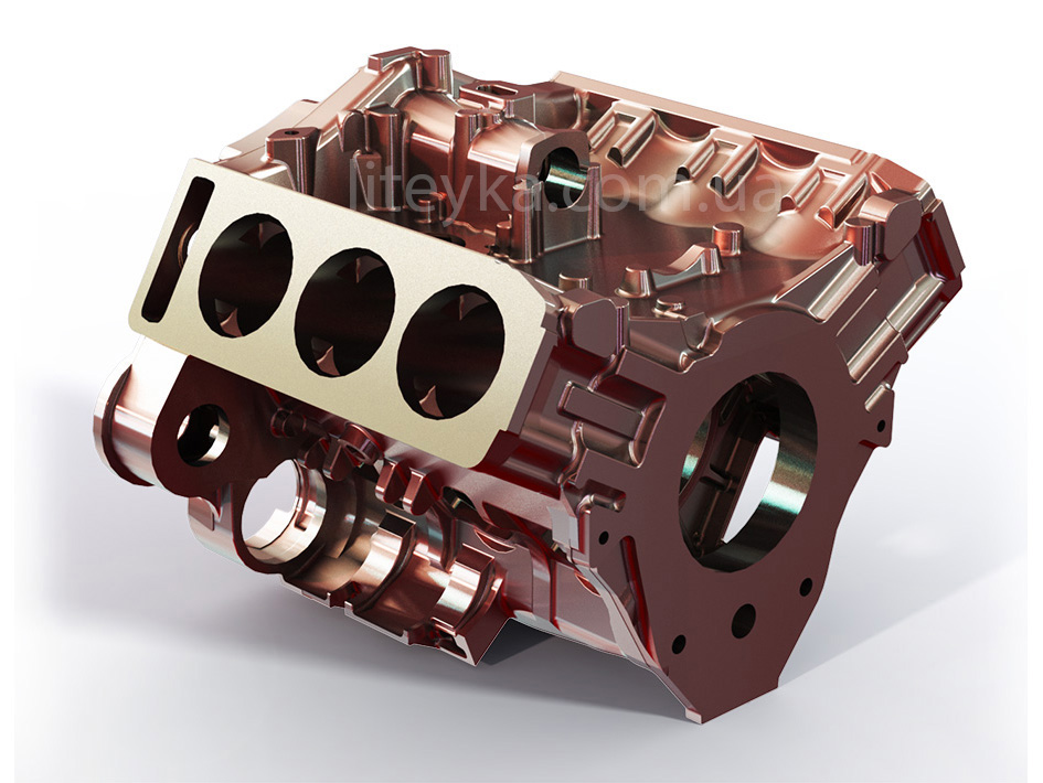 3D модель блок-картеру